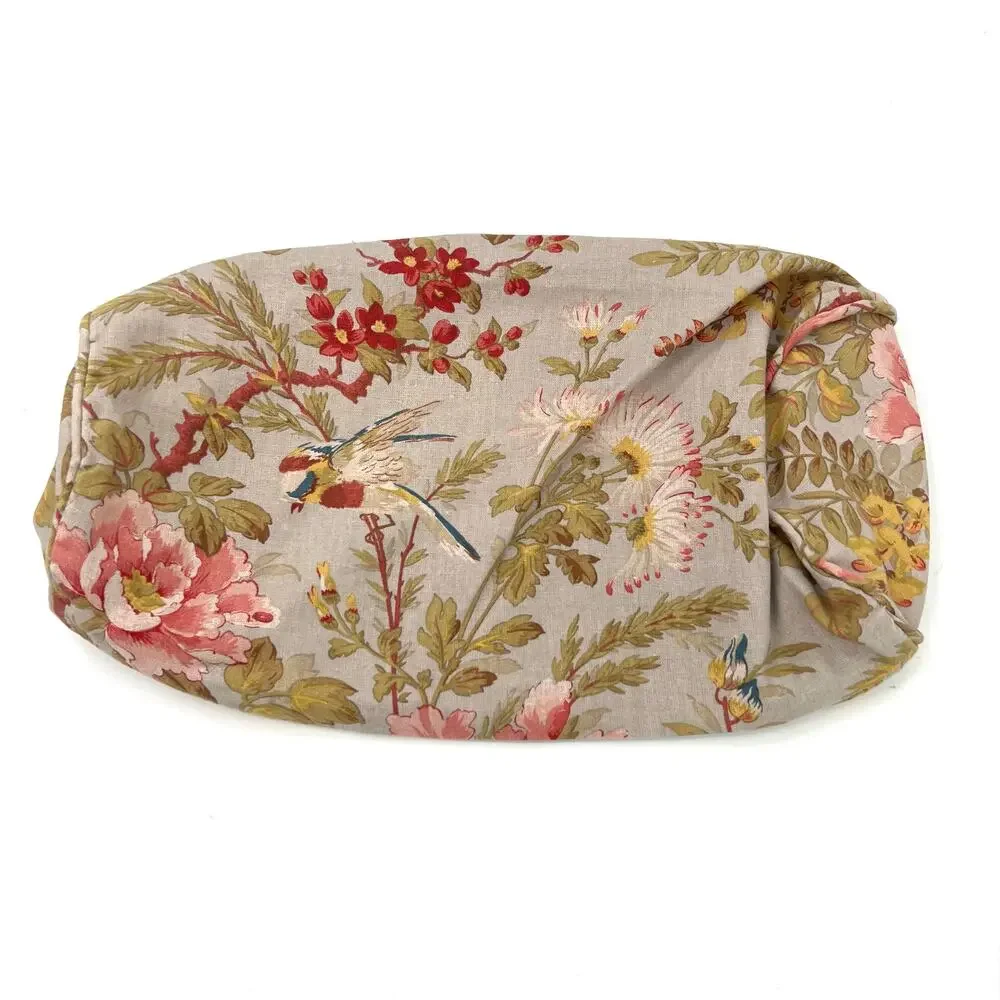 Pottery Barn linen floral birds duvet  cover Euro sham and decorative pillow